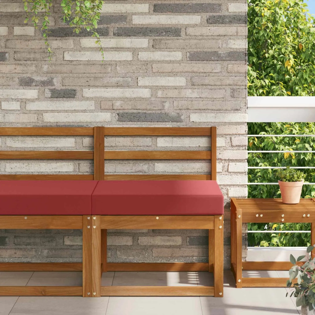 Cuscino per divano da esterno Rosso vino 60 x 60 x 8 cm 900702