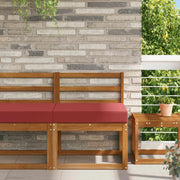 Cuscino per divano da esterno Rosso vino 60 x 60 x 8 cm 900702