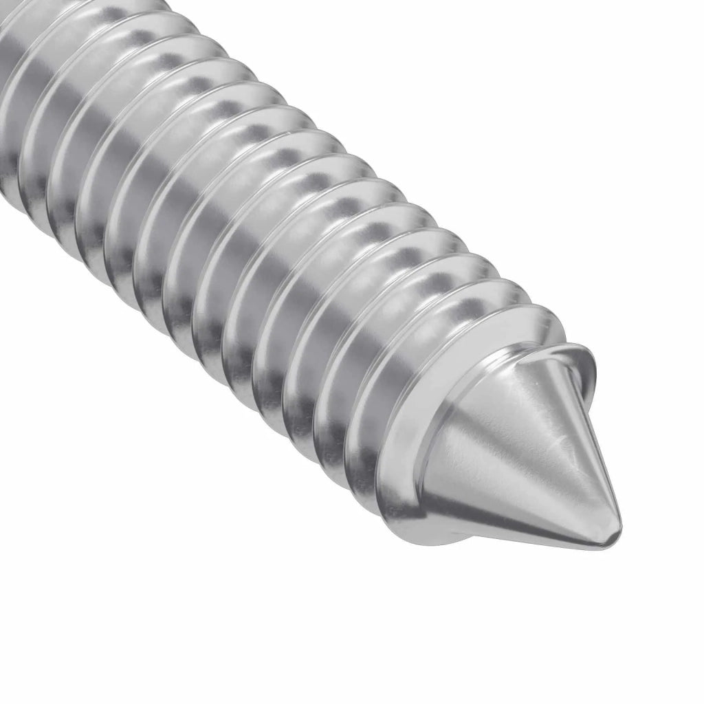 Vite 12 pcs Argento M6 x 100 mm Acciaio 864419