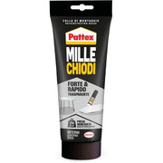 PATTEX MILLECHIODI FORTE E RAPIDO TRASPARENTE - GR 52- 4 pezzi