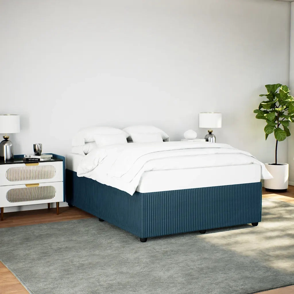 Giroletto Blu 140x190 cm in Velluto