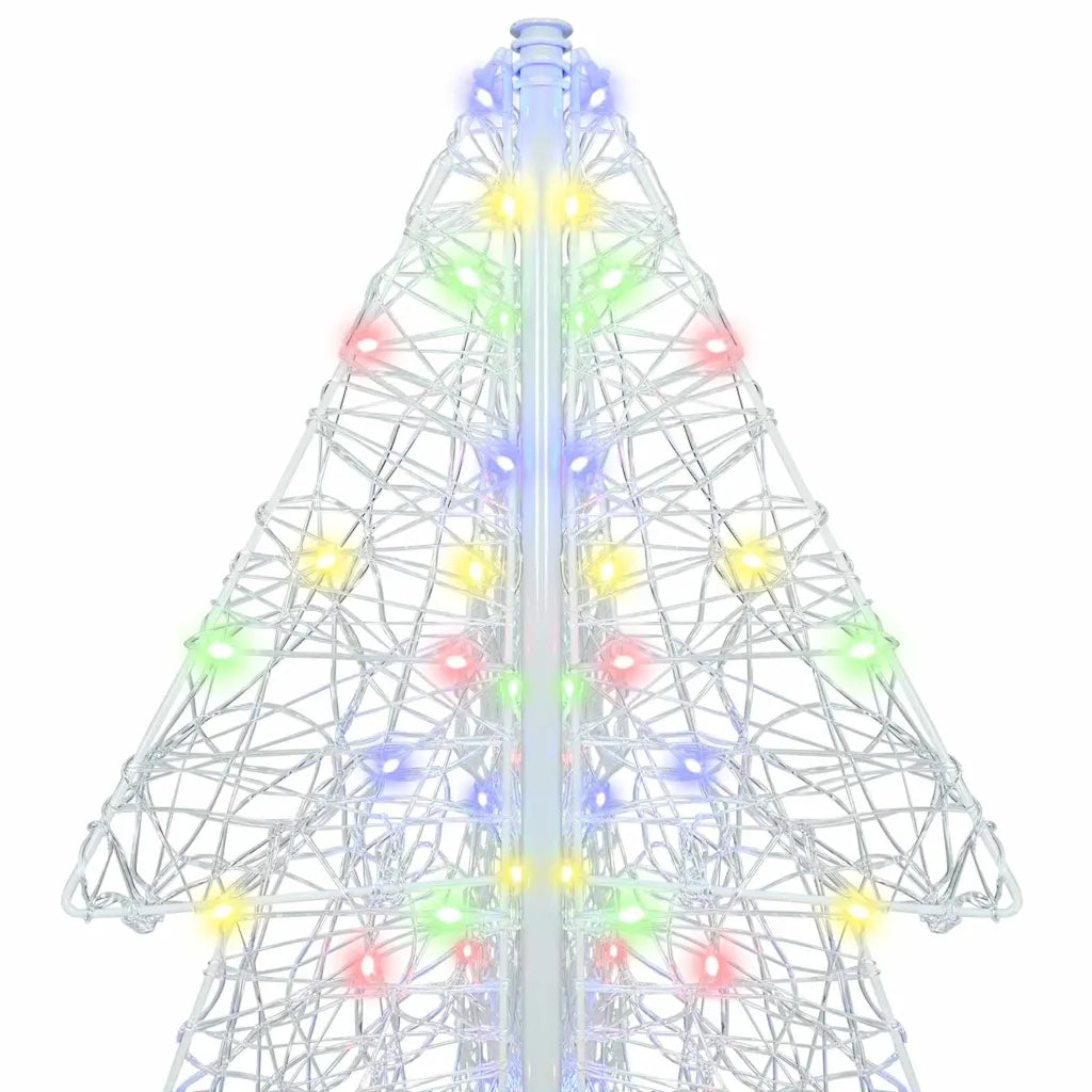 Albero di Natale con 240 LED Multicolore 180 cm Acrilico 42019213