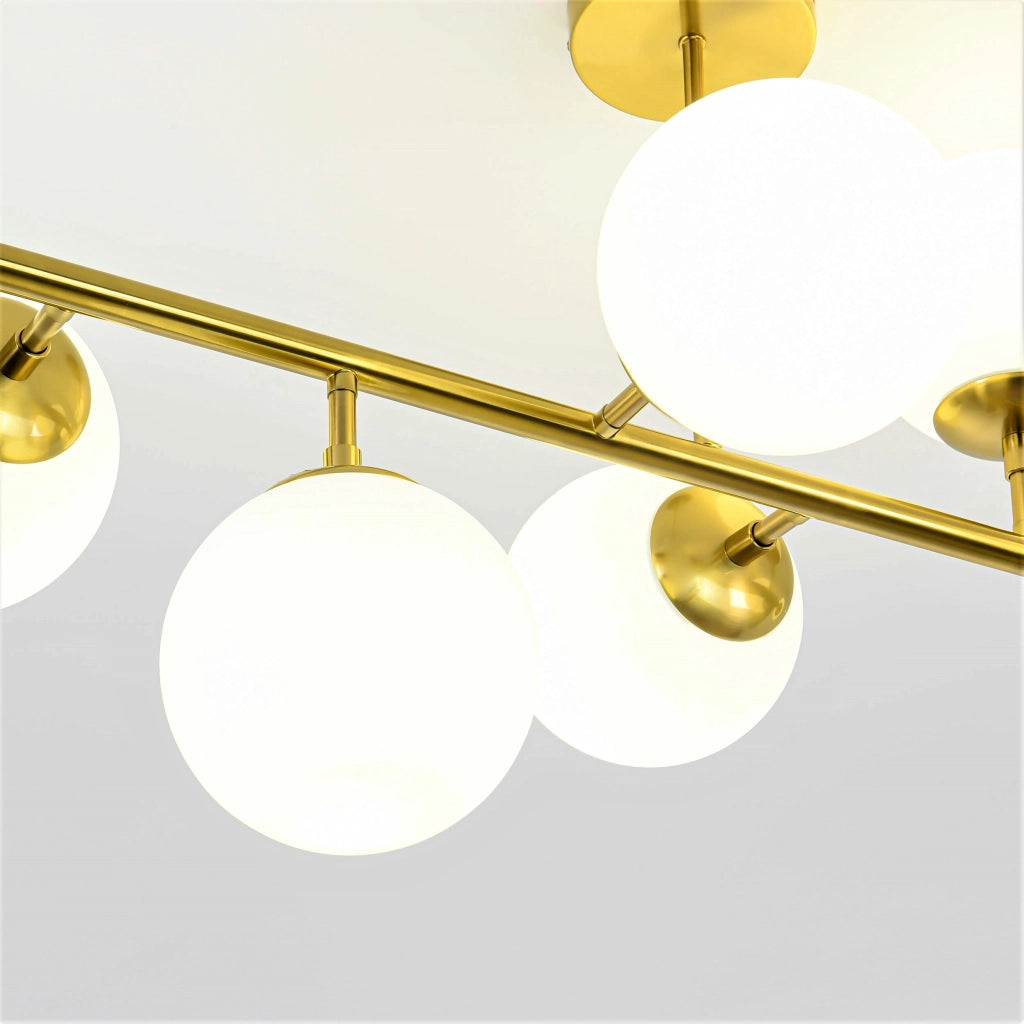 Lampadario Dorado Light Prestige 8xE14 oro bianco moderno