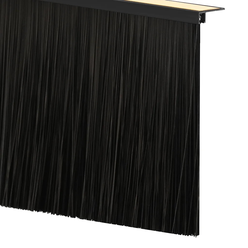 Spazzole per porte autoadesive 2 pz Nero 100 cm CFW2593280