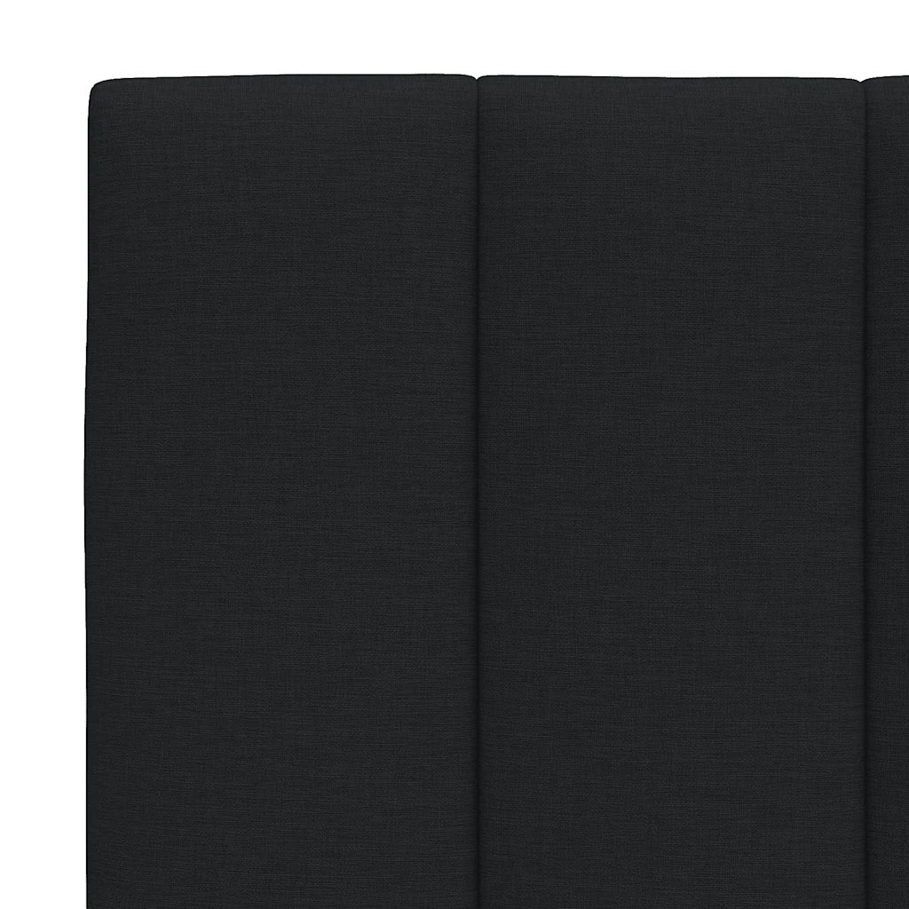 Cuscino Testiera Hanko Nero 180 cm in Tessuto 4019179