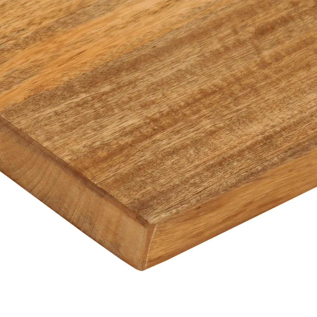 Piano Tavolo | Superficie Tavolo | Piano Scrivania Bordi Vivi 70x30x3,8 cm in Legno Massello di Mango