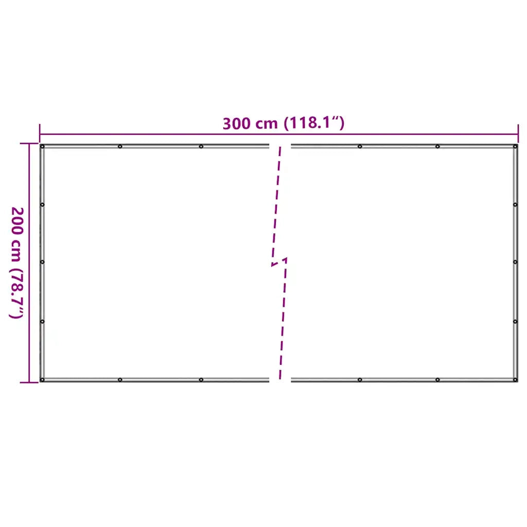 Rete per Rimorchio Verde 2x3 m HDPE CFW5223464
