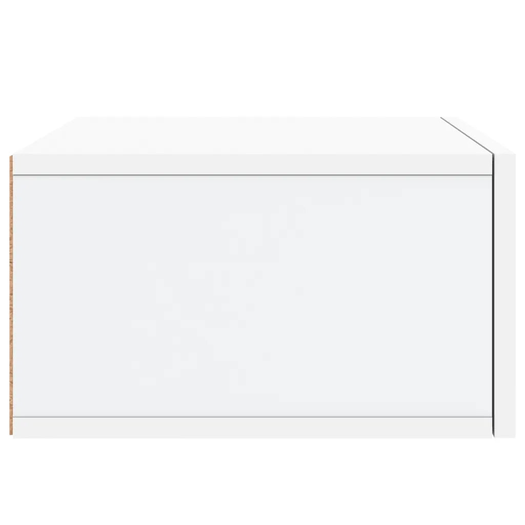 Comodino a Muro Bianco 35x35x20 cm 829852