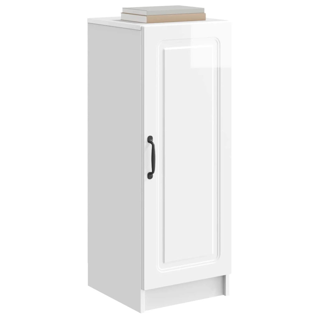 Credenza Bianco Lucido 33 x 34,5 x 87 cm Legno ingegnerizzato 895749