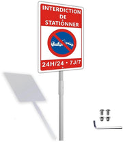 Niet da Auto - Riflettente - 1 pezzo - Alluminio - 20 x 30 cm
