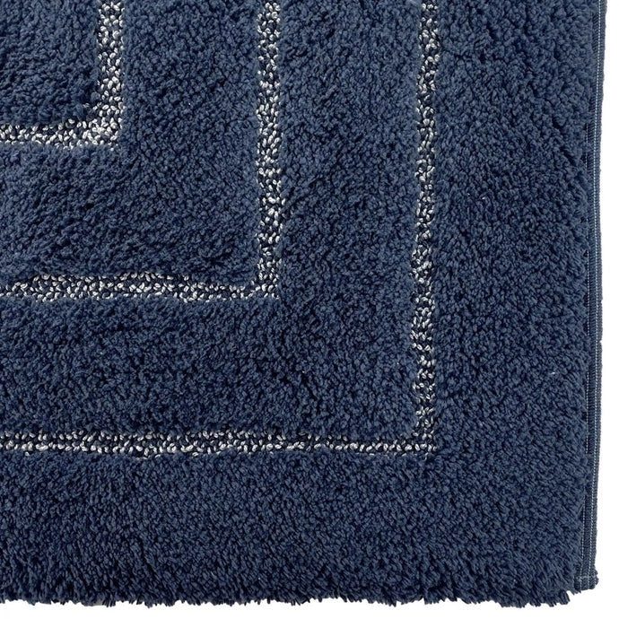 TAPPETO IKONA 55X90CM DARK DENIM IN COTONE