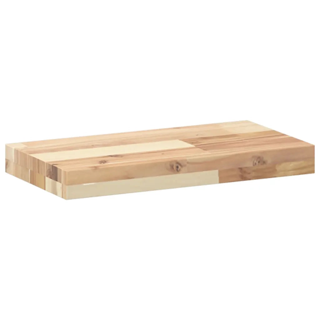 Ripiano a Parete 60x20x4 cm Legno Massello Acacia Non Trattato 3279419