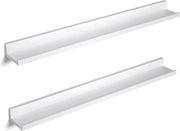 Set di 2 Pannelli da Parete Liscio – Bianco