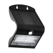 Applique Esterno Moderna Lamozzo Policarbonato Nero E Trasparente Led