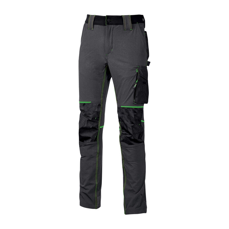 U-POWER PANTALONE ATOM SLIM FIT GRIGIO-VERDE TG.L- 1,0 pz