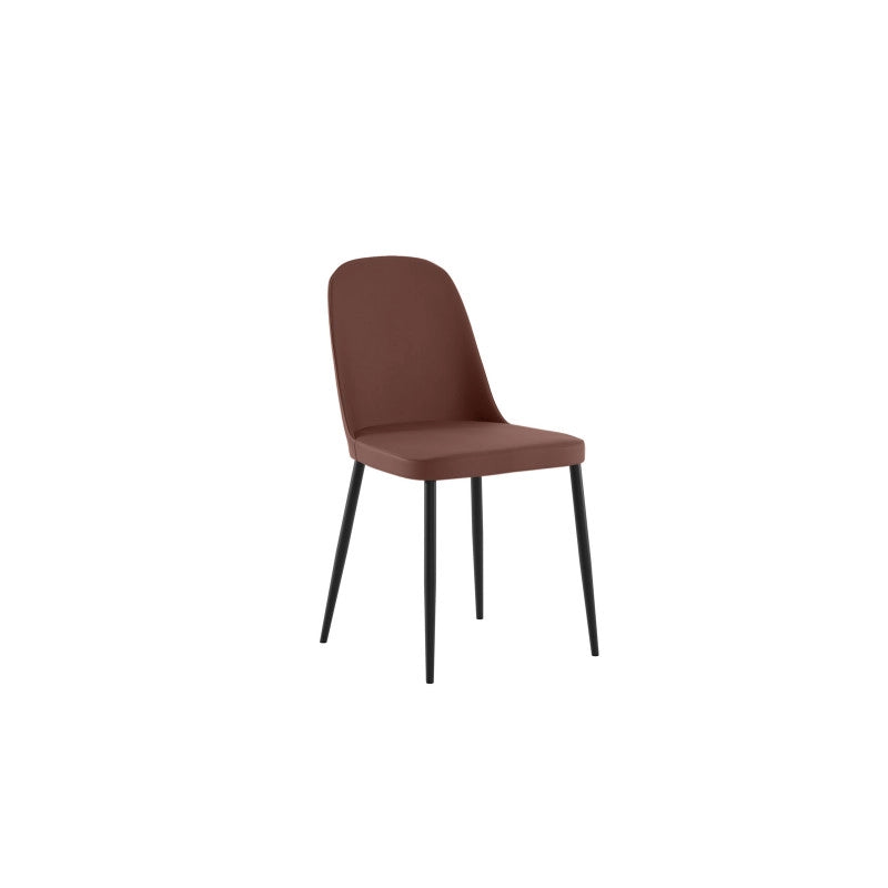 Sedia in soft-touch Tamara 52cm X 45cm H 85cm Stones
