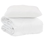 Piumone | Duvet Estivo con cuscino 2 pz Bianco Microfibra