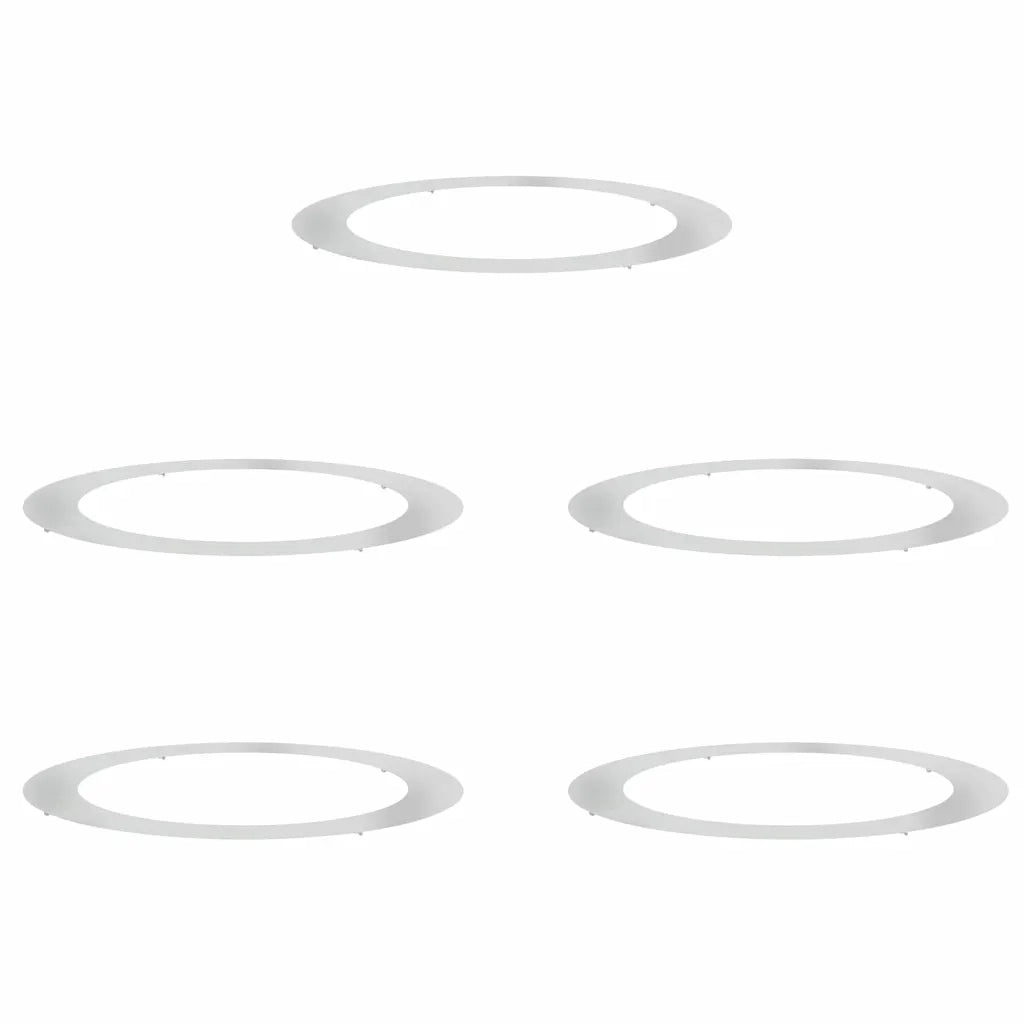 adatto per Anelli d'Albero Piatto 5 pz Argento ?90 / 120 cm CFW3297695