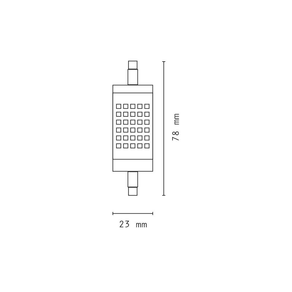 Lampadina led R7S 7,5W 4000K
