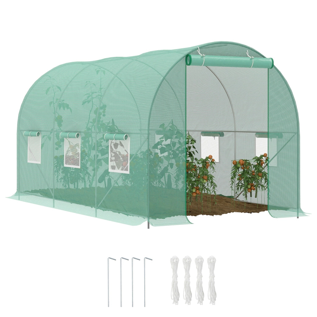 Serra Tunnel da Giardino - Xylo - 4.45x2x2m PE Verde