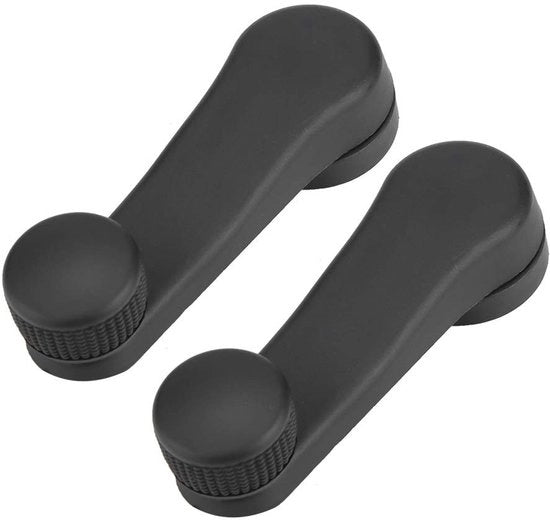 Manubrio di apertura finestra di alta qualità - Auto - 2 pezzi - ABS - Kunststof - Per Golf MK3/MK4 1997-2010 - Codice articolo 1H0837581 - Manubrio di apertura finestra