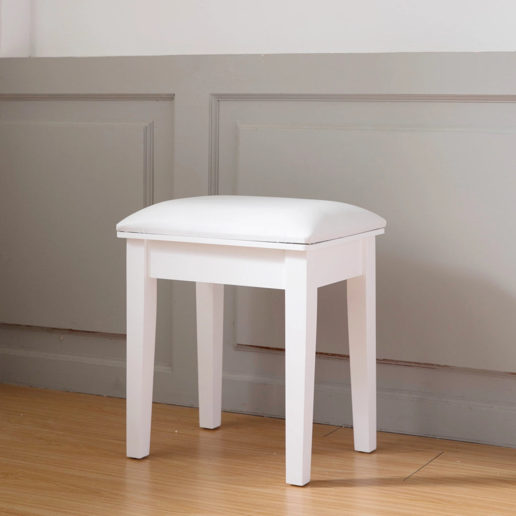 Sgabello trucco imbottito - Zephmum- Spugna elastica alta