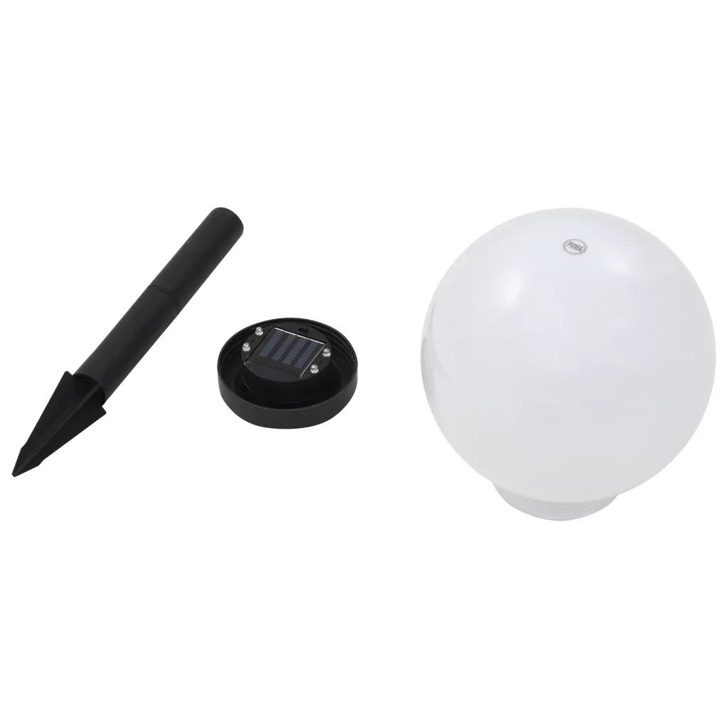 Lampade Solari da Esterni Sferiche 3 pz LED RGB 20 cm 44458