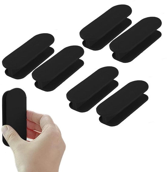 Maniglia per Porta 6 pezzi - Maniglie Autoadesive - Maniglia per Finestra - Manigliale per Esterno - Plastica - Robusta e Duratura - Maniglia per Mano