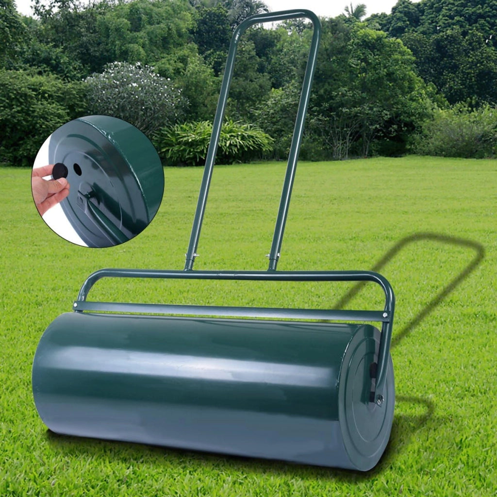 Rullo per Prato Larghezza 60cm Ø32, capacità di Riempimento 48L (Verde)