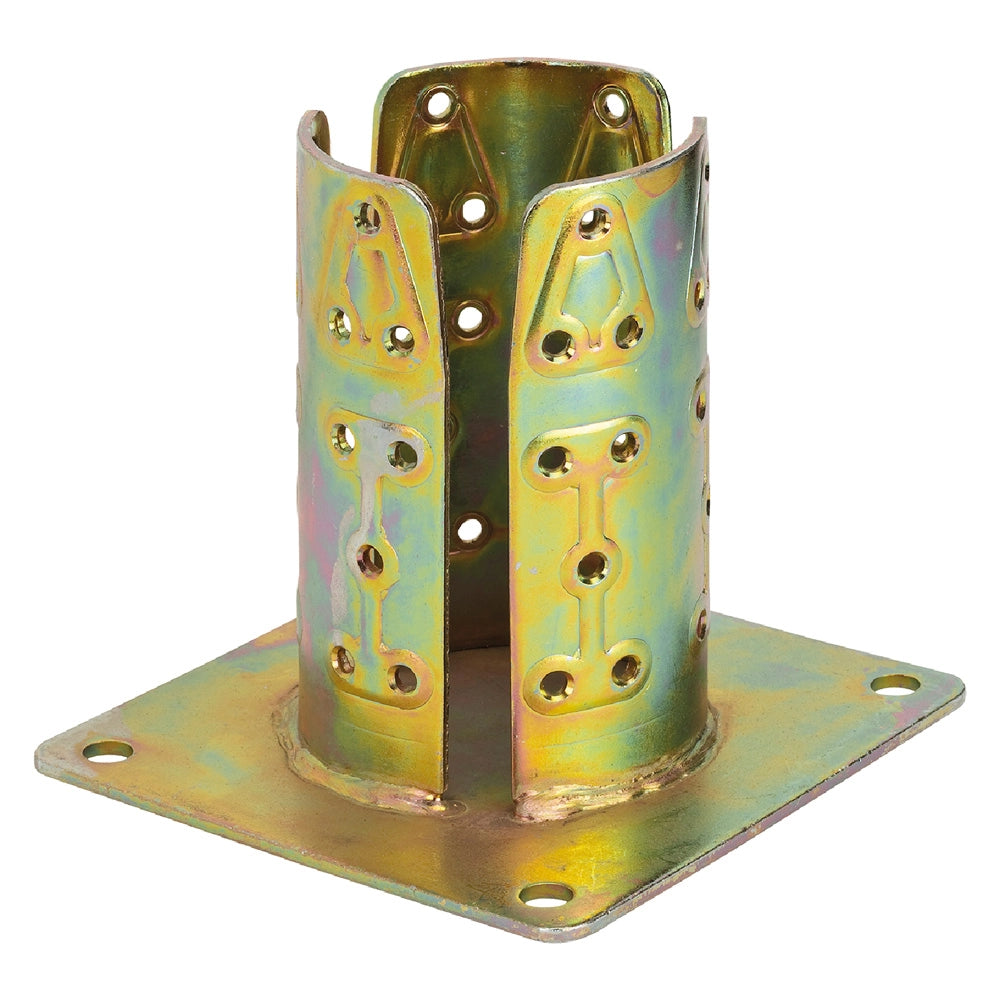 SUPPORTO PER PILASTRI TONDI ART.922 Ø mm 122 - base 150 x 150- 4 pezzi  - ALDEGHI LUIGI