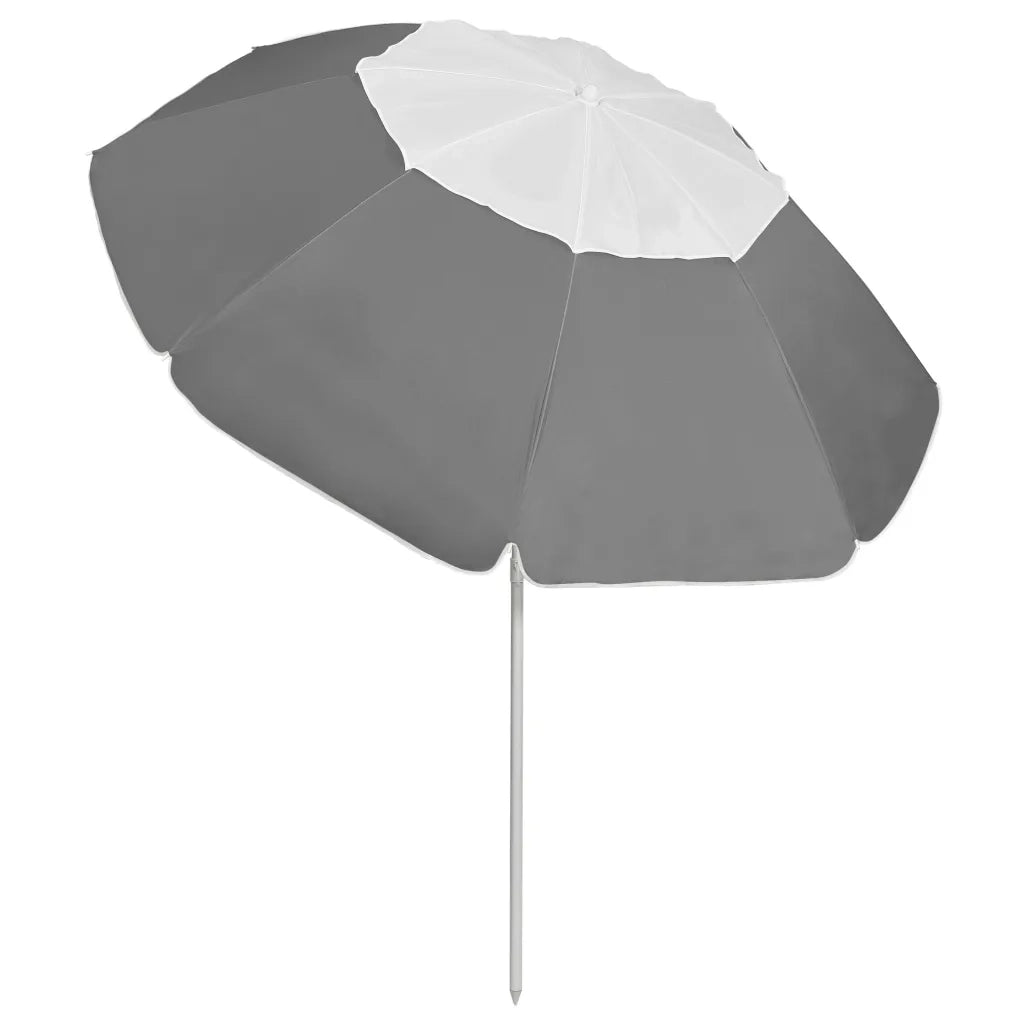 Ombrellone da Spiaggia-Ombrellone da mare Antracite 240 cm 749635