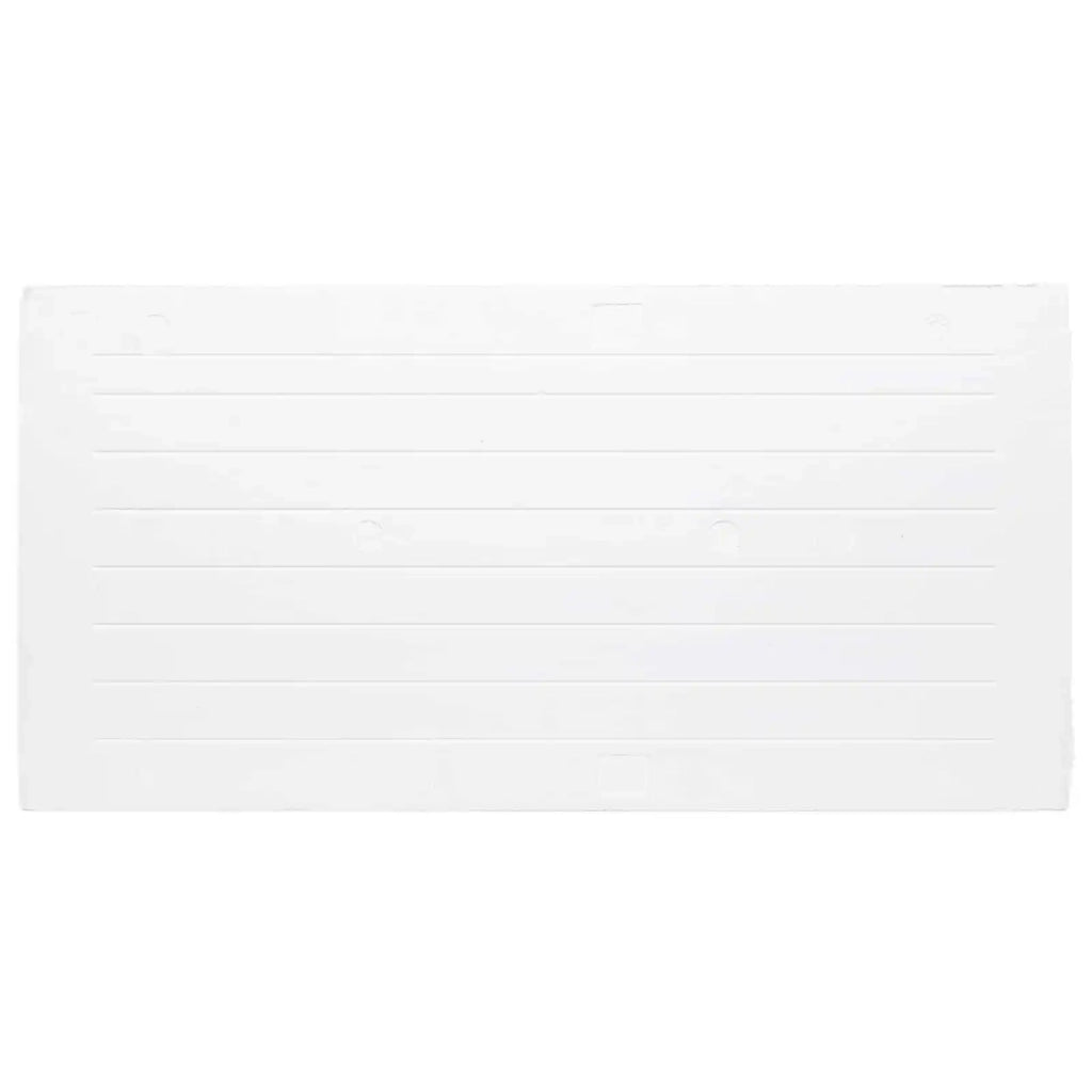 Pannelli da parete 10 pz 100 x 50 cm Rosso e Bianco Schiuma EPS 42046101