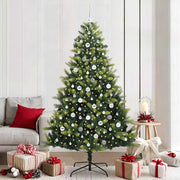 Albero di Natale Artificiale a Cerniera con 300 LED 210 cm 3396005