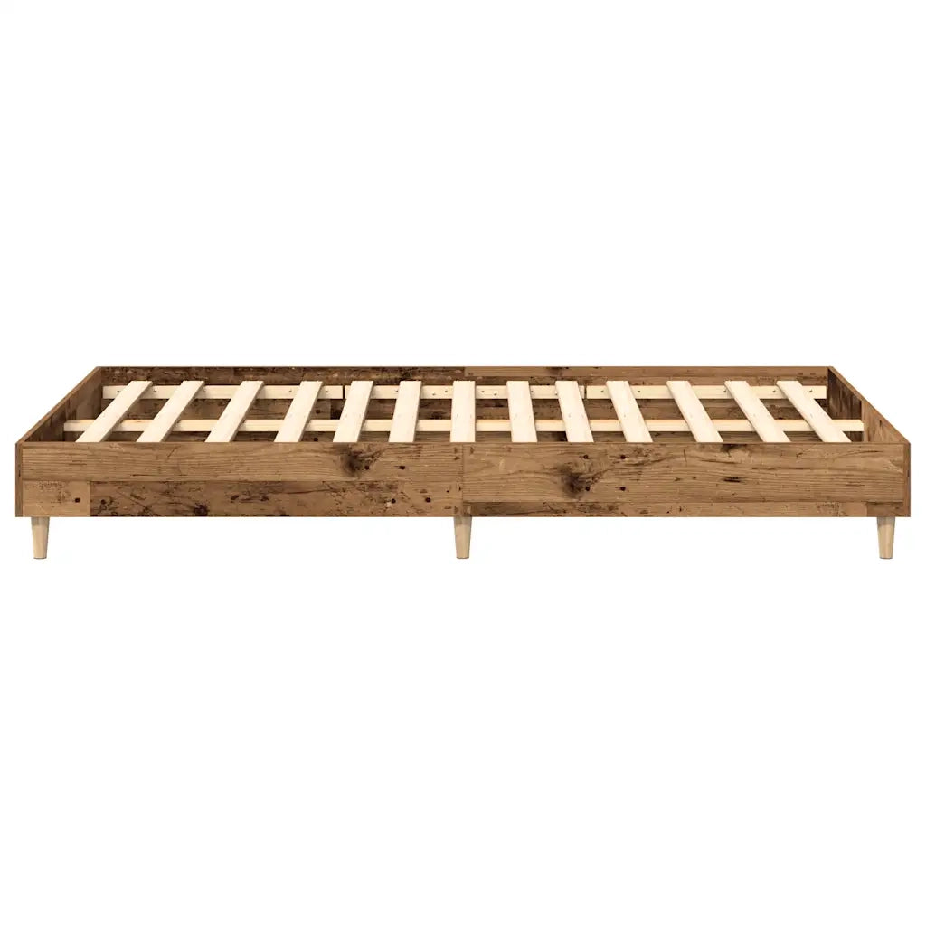 Giroletto senza Materasso-Struttura Letto Legno Antico 120x190 cm in Truciolato