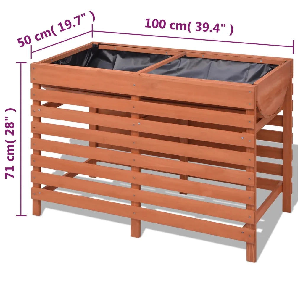 Fioriera 100x50x71 cm in Legno 42349