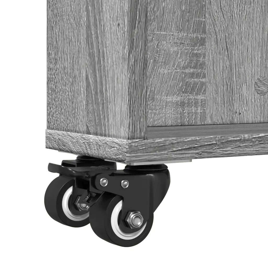 Carrello Stretto Grigio Sonoma 48x13x68 cm in Truciolato CFW5233766