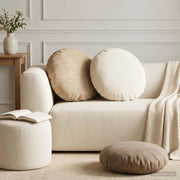 Federa 2 pz HEERLEN Marrone Ø 50 cm Tessuto Chenille 922641