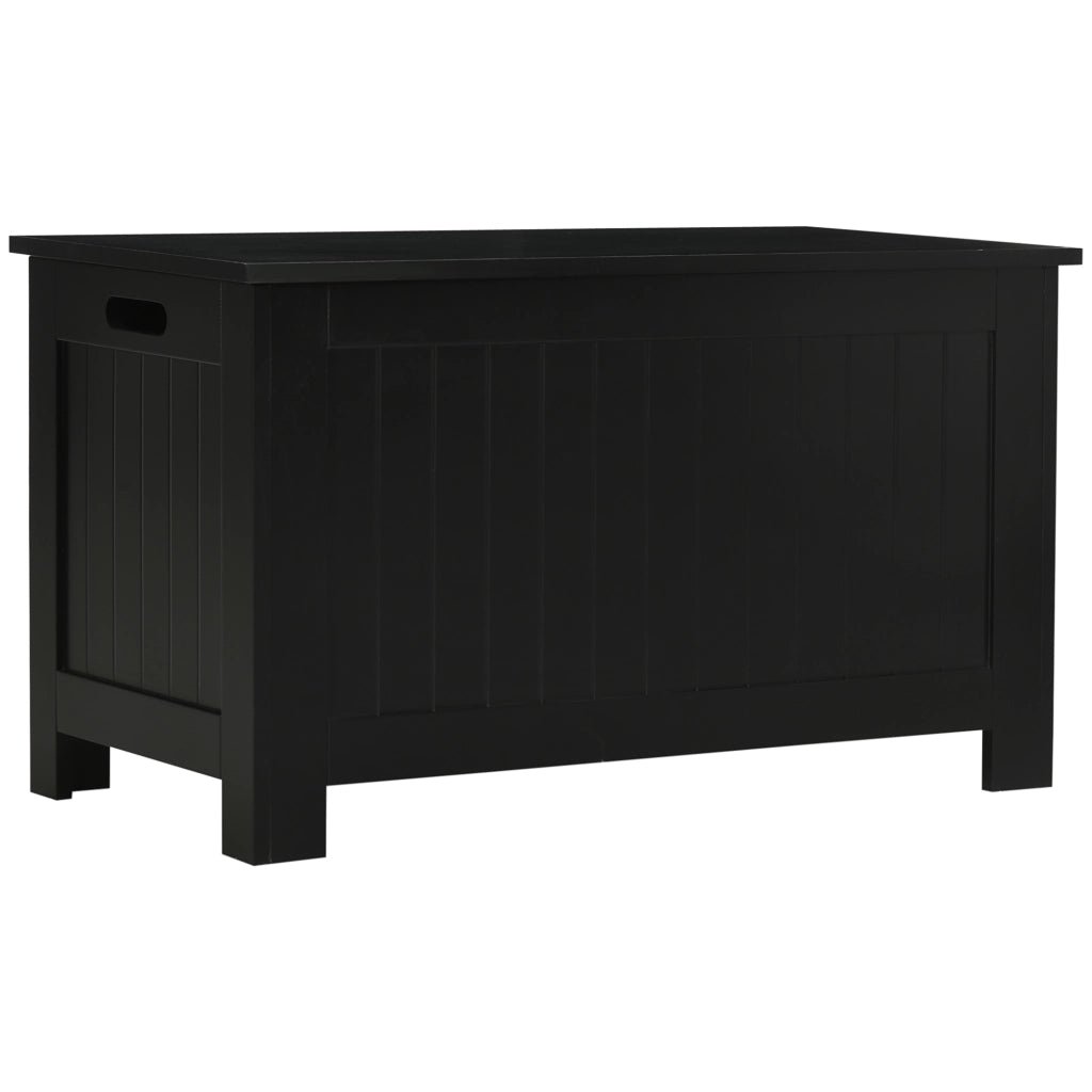 Baulo di Stoccaggio con Coperchio ¨C zephmum ¨C 81x40x46 cm Nero