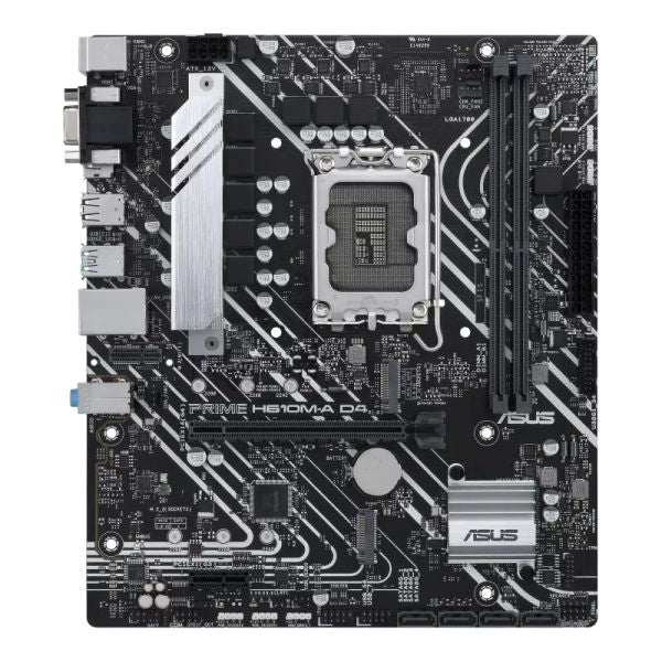 Asus prime h610m-a d4-csm intel h610 lga 1700 micro atx - 90MB19P0-M0EAYC