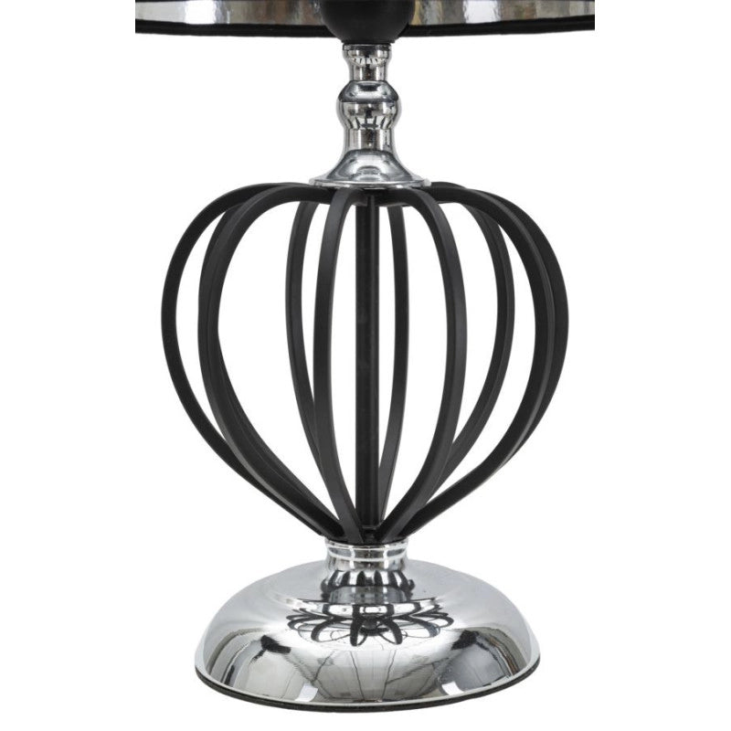 Lampadelle A Da Tavolo Darky Silver cm ø28x44,5