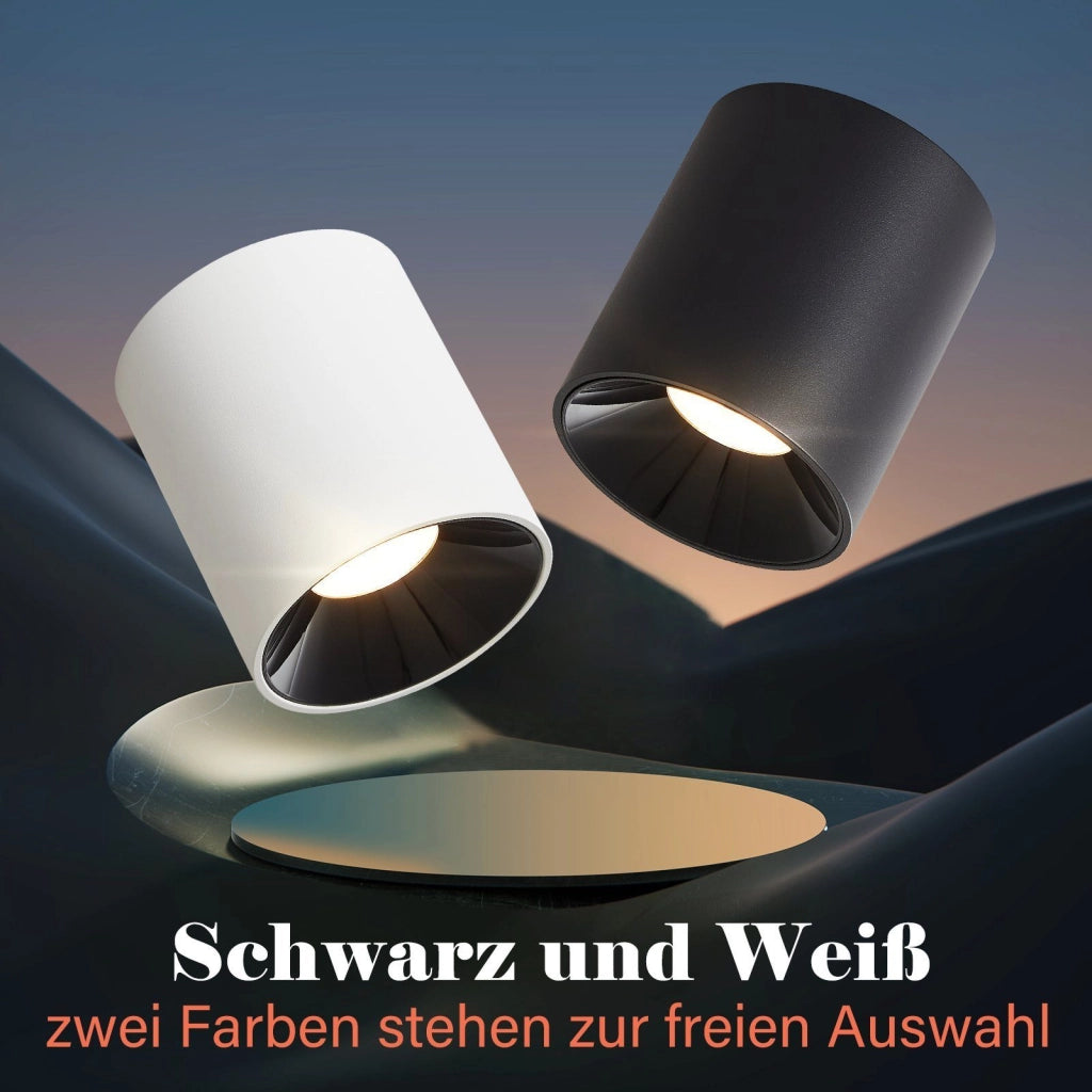 ZMH Faretto da soffitto LED da superficie 7W bianco caldo