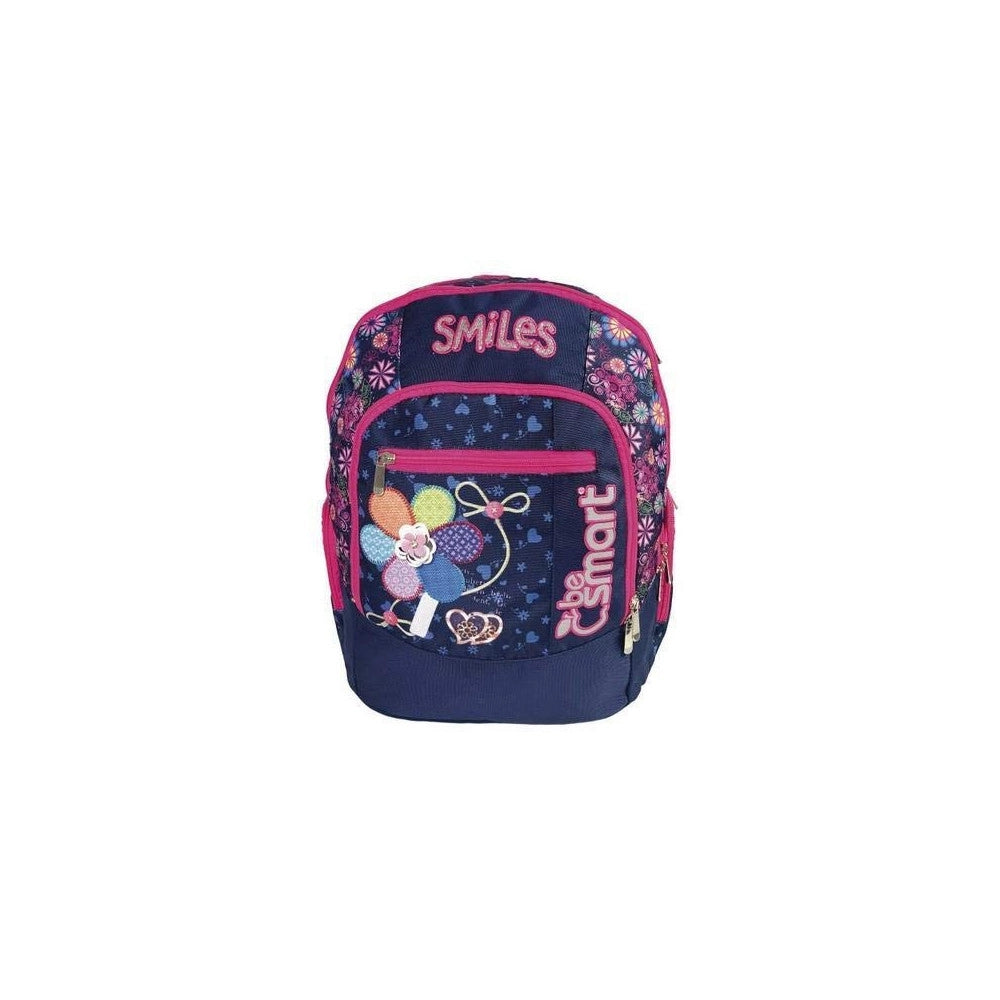 Trade Shop - Cartella Zaino Teen Be Smart Smiles Scuola Elementare Medie Ragazze Bambine -