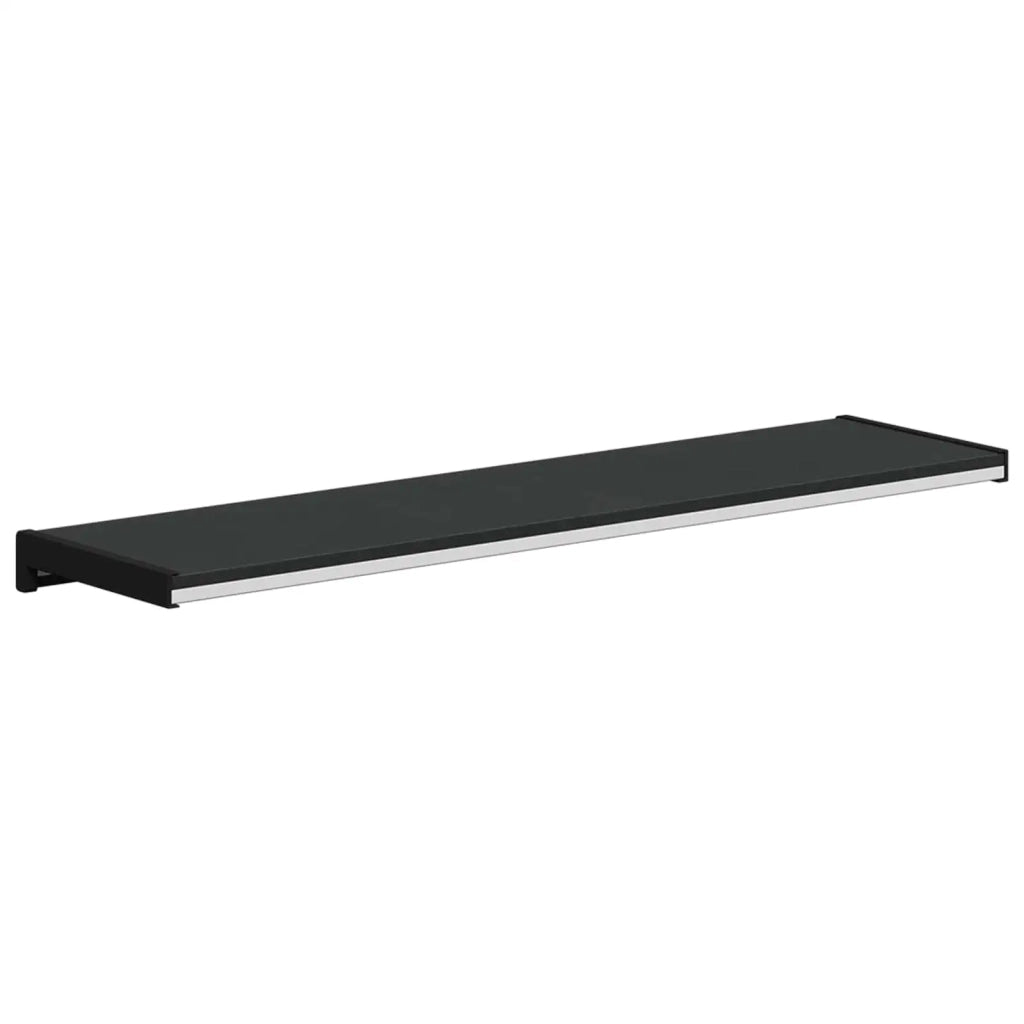 Soglia della Finestra Nero con Venature del Legno PVC CFW6457561