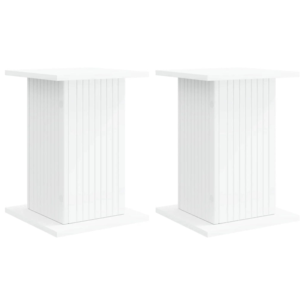Supporto per piante 2 pcs Bianco 30,5 x 30 x 43 cm 899799