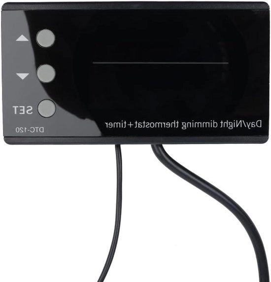 Regolatore di Temperatura PID per Dimmer per Reptili - Controller di Lampada a Riscaldamento per Terrario - Sensore Acquatico con Sonde