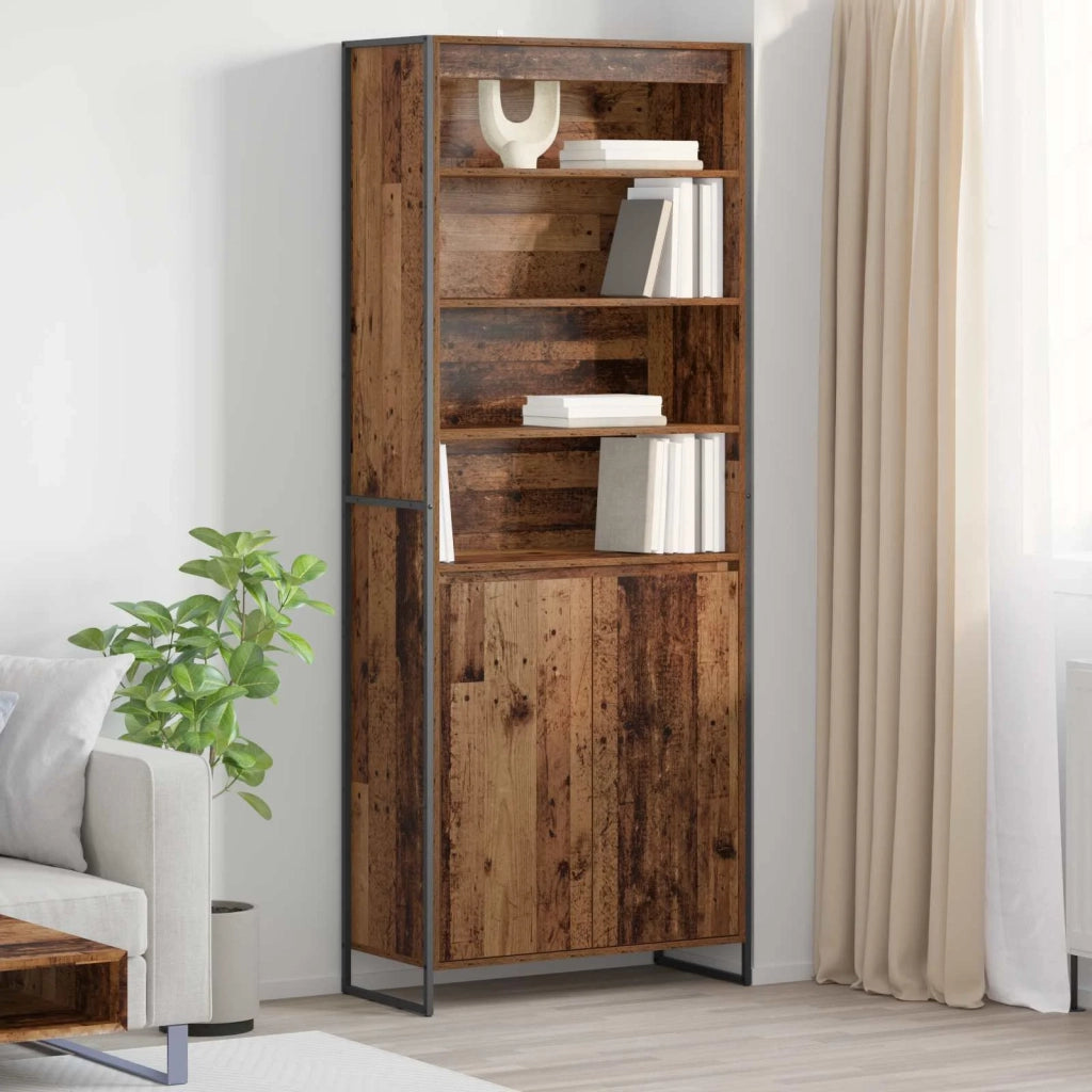 Armadi alti 2 pcs Legno vecchio 79 x 36 x 200 cm