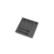 Portaposate universale per posate Optima, modulo 900 mm, Tecnoplastica, Grigia