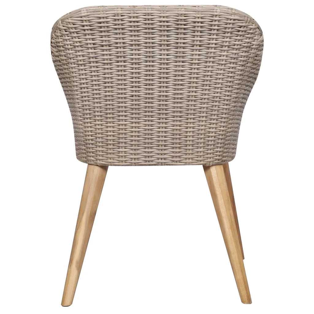 Set Mobili da Pranzo per Giardino 5 pz Marrone 3067733
