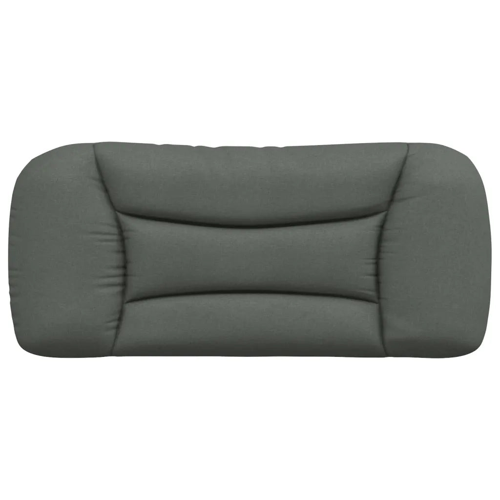 Cuscino Testiera Hvar Grigio Scuro 80 cm in Tessuto 374526