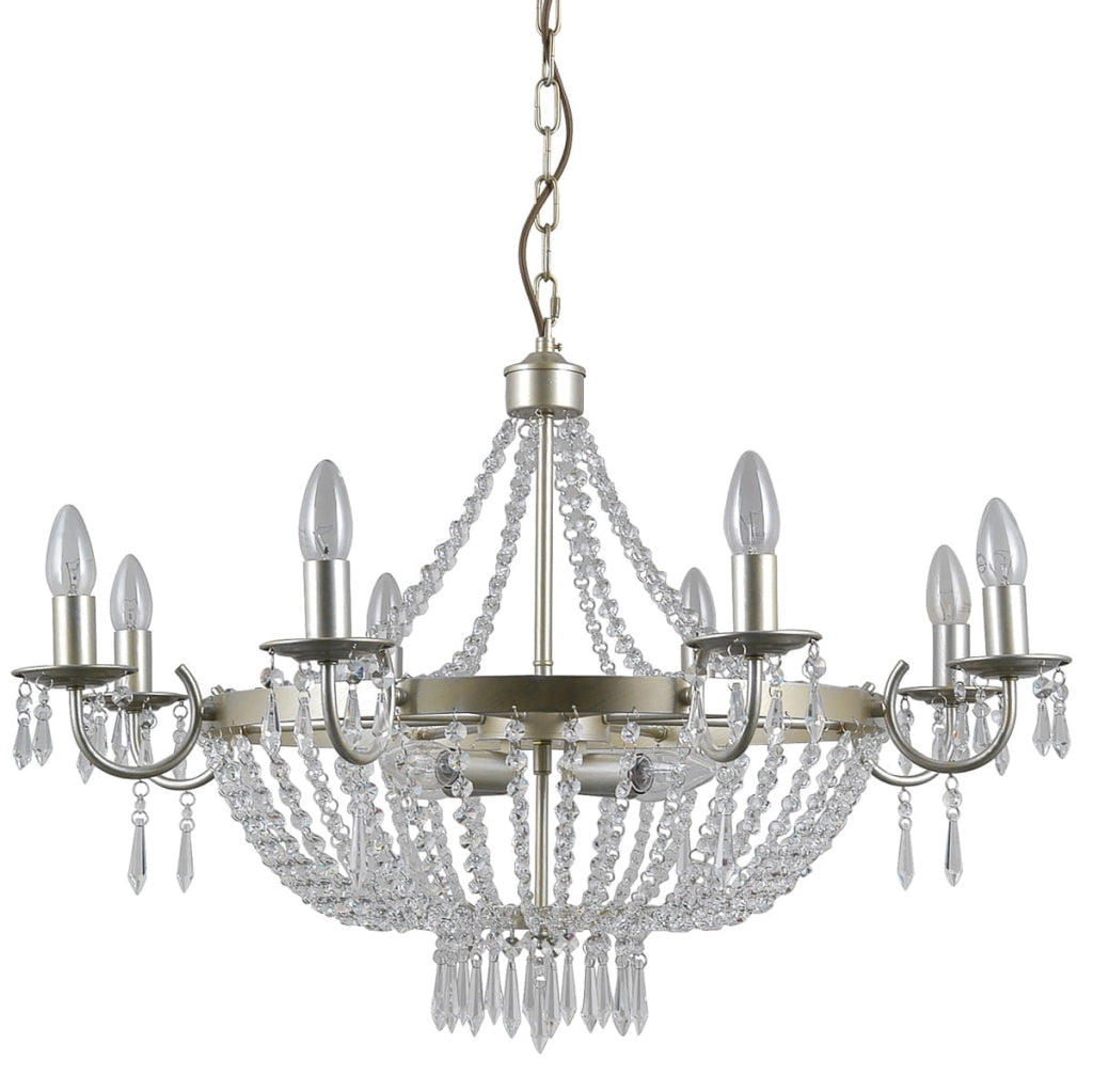 Lampadario Italux Cortina Ø75cm ottone 12 luci E14